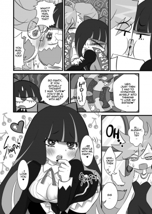 (C79) [Ningen Modoki (Random)] Chu Chu Les Play - lesbian play (Panty & Stocking with Garterbelt) [English] [Yuri-Bot Scans] - Page 9