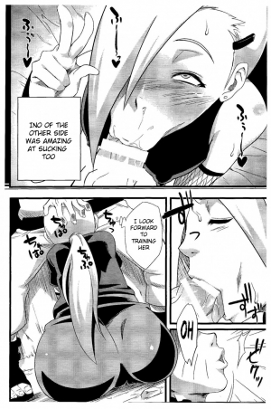 (C85) [Karakishi Youhei-dan Shinga (Sahara Wataru, Tao)] Saboten Nindou 2 (Naruto) [English] {doujin-moe.us} - Page 19