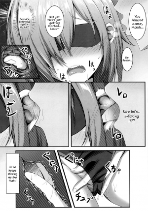 [Yuunagiya (Yuunagi)] Senpai to Ecchi Dekiru no wa Mash dake desu!! | Only Mash Can Handle Senpai's Kinks!! (Fate/Grand Order) [English] [Saint Quarts Scans] [Digital] - Page 11