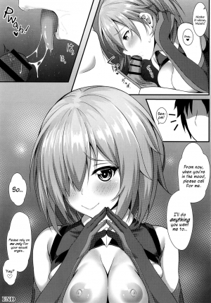 [Yuunagiya (Yuunagi)] Senpai to Ecchi Dekiru no wa Mash dake desu!! | Only Mash Can Handle Senpai's Kinks!! (Fate/Grand Order) [English] [Saint Quarts Scans] [Digital] - Page 24