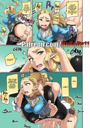 (C93) [UU-ZONE (nuezou)] Ee Ketsu. | Dat Ass. (The Legend of Zelda: Breath of the Wild) [English] [biribiri] [Colorized] [Decensored] - Page 19