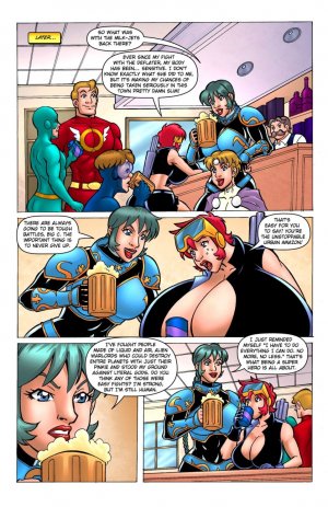 The Cleavage Crusader- Defeated by Deflater - Page 11