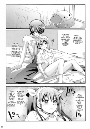 (C80) [Yakumi Benishouga] Pachimonogatari Part 2: Mayoi Loli Hari Body!! (Bakemonogatari) [English] {doujins.com} - Page 21