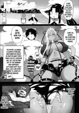 (COMIC1☆15) [Kamaboko Koubou (Kamaboko)] LOVE BONUS TIME IN LULUHAWA (Fate/Grand Order) [English] [desudesu] - Page 14