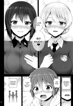 (C94) [Chabashira Chainsaw (Chacharan)] Darjeeling to Maho to no Koi Yakusoku | Darjeeling and Maho's Love Promise (Girls und Panzer) [English] {Doujins.com} - Page 6