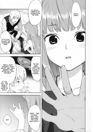 (C83) [Ajisaidenden (Kawakami Rokkaku, Takanashi Rei)] Harvest II (Spice and Wolf) [English] [VLtrans] - Page 16