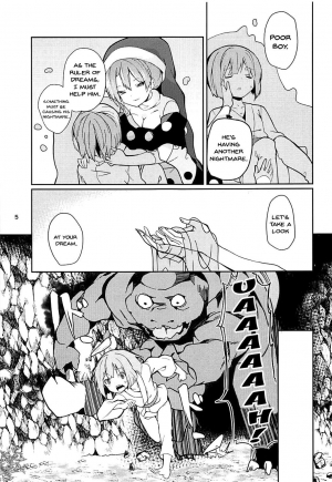  (Reitaisai 15) [Tetsu no Otoshigo (Chirorian)] Doremy-san to Boku no Tousou Yume | Doramy-san And My Escape Dream (Touhou Project) [English] {Doujins.com}  - Page 5