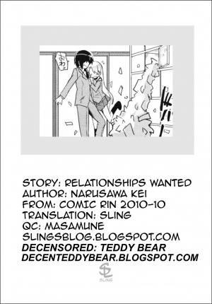 [Narusawa Kei] Kare Kano Boshuu Chuu! | Relationships Wanted! (COMIC RiN 2010-10) [English] [Sling] [Decensored] - Page 22