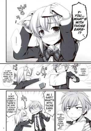 (COMIC1☆5) [Alpha to Yukaina Nakamatachi (ALPHa)] Mimi Haechaimashita!? | Ears Have Grown!? [English] [MumeiTL] - Page 6