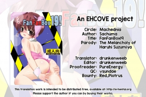 (C76) [Machednia (Sachuma)] FanFanBox19 (The Melancholy of Haruhi Suzumiya) [English] [EHCOVE] - Page 34