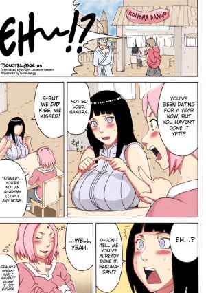 (Tora Matsuri 2015) [NARUHO-Dou (Naruhodo)] NaruHina (NARUTO) [English] {doujin-moe.us} [Colorized] - Page 3