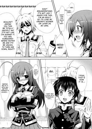  (C83) [Sugar*Berry*Syrup (Kuroe)] Medaka-chan Sakunyuu 4 ~Kumagawa-kun ni Aka-san mo Ryoujoku Sarechau Hon | Kumagawa-kun Rapes Aka-san~ (Medaka Box) [English] {doujin-moe.us}  - Page 8