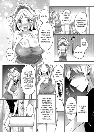 [Hanasaku Mahiru] Junyuuchuu no Yanmama ni Pakopako Tanetsuke!! ~ Sonna ni Dasaretara... Milk ga Afurechau! 1-3 [English] [Doujins.com] - Page 6