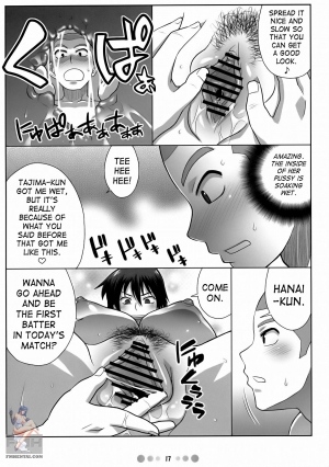 (C72) [TETRODOTOXIN (Nise Kurosaki)] Momokan to 10 nin no Bat (Ookiku Furikabutte) [English] - Page 17