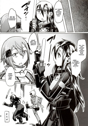 (C88) [Shichimen Soka (Sexyturkey)] Sogekishu ni Osiri Ijirareru Hon (Sword Art Online) [English] [SMDC] - Page 21