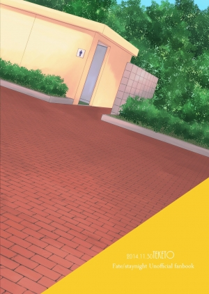 (ROOT4to5) [TEKETO (Sanada)] Miyamachou Nichoume no Koushuu Benjo ni Goyoujin!? | Beware of Miyama 2nd Street's Public Toilet!? (Fate/stay night) [English] [Gabriulio] - Page 27