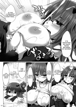 (C87) [TOYBOX, Kujira Logic (Kurikara, Kujiran)] Goshujin-sama Oppai desu yo!! 3 (Fate/EXTRA CCC) [English] [constantly] - Page 22