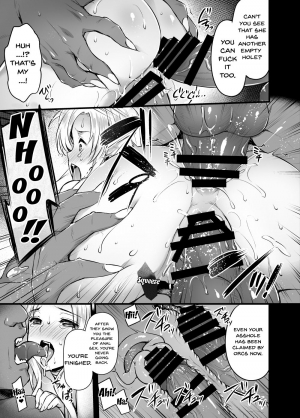 [Himeya (Abe Inori)] Elf no Okaa-san ~Giri no Musuko no Me no Mae de Orc ni Okasarete~ [English] {doujins.com} [Digital] - Page 19