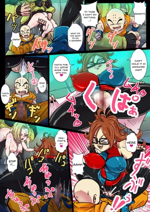 (COMIC1☆13) [Yuzuponz (Rikka Kai)] Jinzouningen-tachi to Bulma no Inkou! Zetsurin!! Tokubetsu Jikken!! (Dragon Ball FighterZ) [English] [Doujins.com] - Page 17