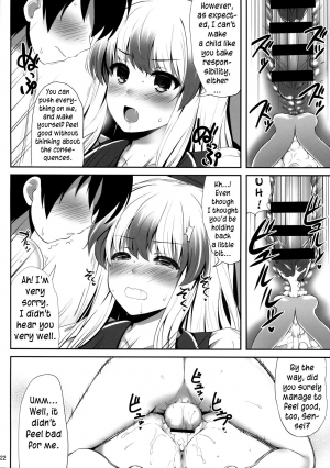 (Reitaisai 14) [Fukutsuu Okosu (Kaiou)] OK de wa Nai ne | It's not okay (Touhou Project) [English] {yuripe} - Page 22