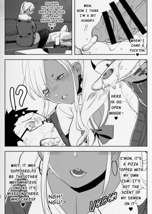 [Aimaitei (Aimaitei Umami)] Kigen no Warui Kuro Gal Futanari Kanojo ni Karaoke ni Yobidasareta Kekka... [English] [mysterymeat3] [Digital] - Page 21