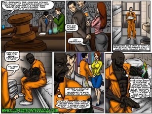 Prison Story- illustrated interracial - Page 2
