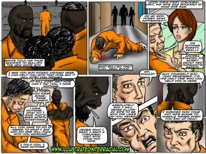 Prison Story- illustrated interracial - Page 3