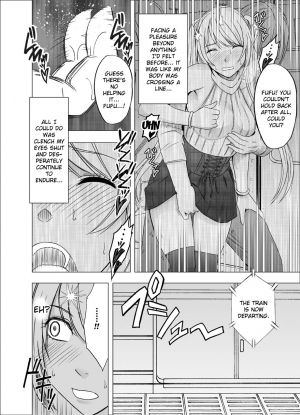 [Crimson] Densha no Naka de Onna o Ikaseru Kyougikai ni Sanka Saserareta Watashi no 1-nenkan no Kiroku [English] [Kizlan] - Page 27