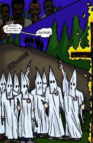 O Klan Fuck- illustrated interracial - Page 4