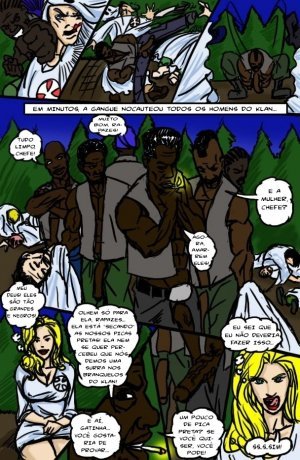 O Klan Fuck- illustrated interracial - Page 8