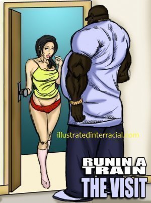 Runnin A Train – illustrated interracial - Page 1