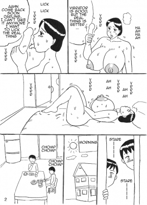 [Konbu-Maru] Kyonyuu Mama to Futago | Busty Mom and Twins [English] [Amoskandy] - Page 3