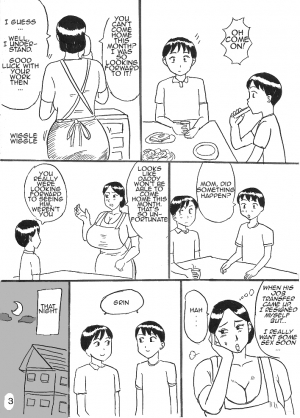[Konbu-Maru] Kyonyuu Mama to Futago | Busty Mom and Twins [English] [Amoskandy] - Page 4