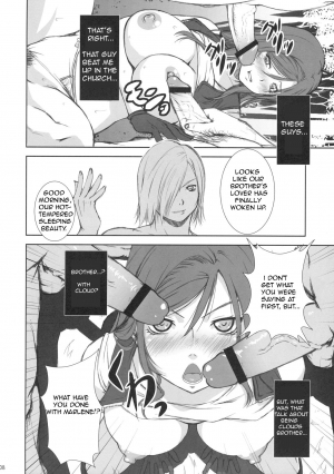 (C76) [Rukiruki EXISS (Fumizuki Misoka)] FF Naburu Reifu | FF Naburu Rape (Final Fantasy VII) [English] - Page 8