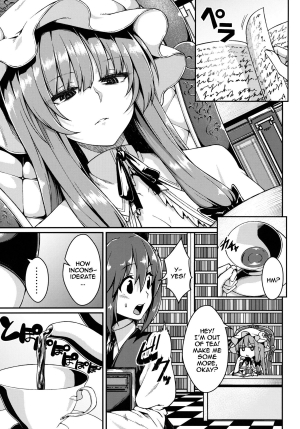 (Reitaisai 10) [Hirojuu Renshuuchou (Hiroya)] Pache Otoshi | Patchouli Defeated (Touhou Project) [English] {doujin-moe.us} - Page 3