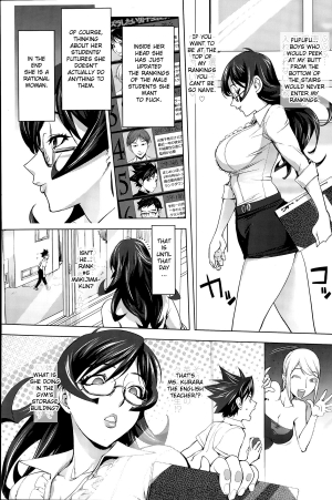 [Kon-Kit] Yukari-sensei no Tousaku Shita Kyoushi Seikatsu | Ms. Yukari's Perverted Teacher Livelihood (COMIC Penguin Club 2015-09) [English] [aceonetwo] - Page 4