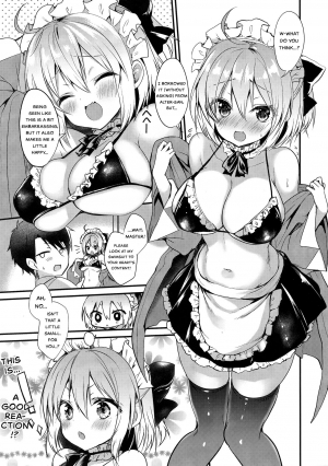  (COMIC1☆13) [Yamo7 (Ayuma Sayu)] Master Daisuki Wanko-kei Mizugi Maid na Okita-san | Dog-type Swimsuit Maid Okita who loves Master (Fate/Grand Order) [English]  - Page 4