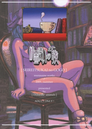 (SC28) [Domestic animals (Murasame Maru)] Seireitsukai no Gogo | Afternoon of The Sorceress (Touhou Project) [English] [SaHa] - Page 27