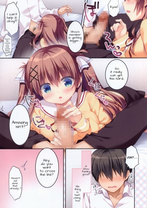 (COMIC1☆14) [Watakubi (Sasai Saji)] Osananajimi no Otoshikata ~Hajimete Hen~ [English] [DKKMD Translations × Maid - Manga Indonesia] - Page 7