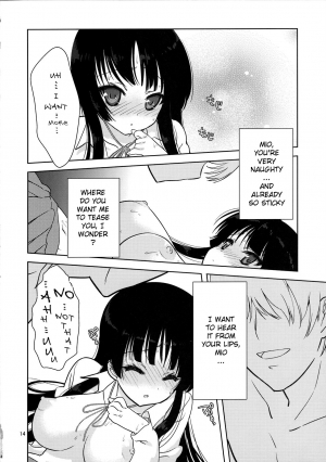 (C76) [Nama Cream Biyori (Nanase Meruchi)] Mio-tan! (K-ON!) [English] [redCoMet] - Page 15