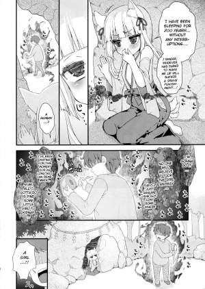 (C88) [Suzune Rai Chikashitsu (Suzune Rai)] Noja Loli Babaa Kitsune-sama no Mori [English] [BSN] - Page 7