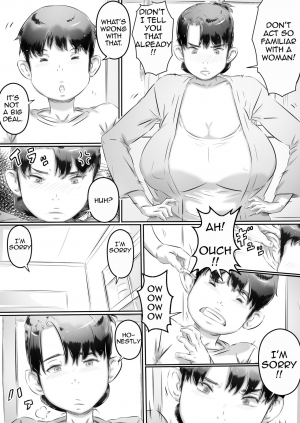 [Hirekatsu] Haha to Musuko no Seikyouiku | Mom and Son Sex Education [English][Amoskandy] - Page 5