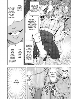 [Crimson] Densha no Naka de Onna o Ikaseru Kyougikai ni Sanka Saserareta Watashi no 1-nenkan no Kiroku [English] [Kizlan] - Page 29