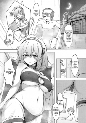 (C96) [Yumeiro Snowgazer (Yukishizuku)] Sirius no Bathroom Service | Sirius' Bathroom Service (Azur Lane) [English] [Spicaworks] - Page 4