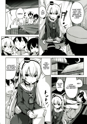 (C90) [Illumination. (Ogadenmon)] Amatsukaze no H Kinshirei! (Kantai Collection -KanColle-) [English] [Sikrena] - Page 4