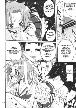 (C72) [Kenrou Koubo (Orimoto Mimana)] Kaiun ☆ Kagamin Jinja | Good Fortune ☆ Kagamin Shrine (Lucky Star) [English] =LWB= - Page 34