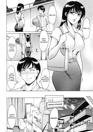 [Hoshino Ryuichi] Yuuwaku no Toshiue Apartment | A Seductive Older Womans Appartment Ch.1-5 [English] [Doujins.com] - Page 7