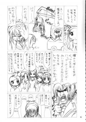 (C70) [Budou Bekkan (Donan)] Burenhiruto-sensei Kansoku Jirai Chitai de Anyo ga Jouzu (Zaregoto) [English] - Page 85