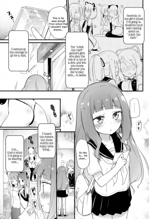 (COMITIA124) [Homuraya Pleiades, SC (Homura Subaru, Gyuunyuu Rinda)] Tachi Masshigura 2 ~Neko Cafe Yuri Goudou II~ [English] - Page 4