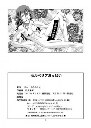 (COMIC1☆05) [Jack-O'-lantern (Neriwasabi)] Selvaria Oppai (Valkyria Chronicles) [English] {doujin-moe.us} - Page 28